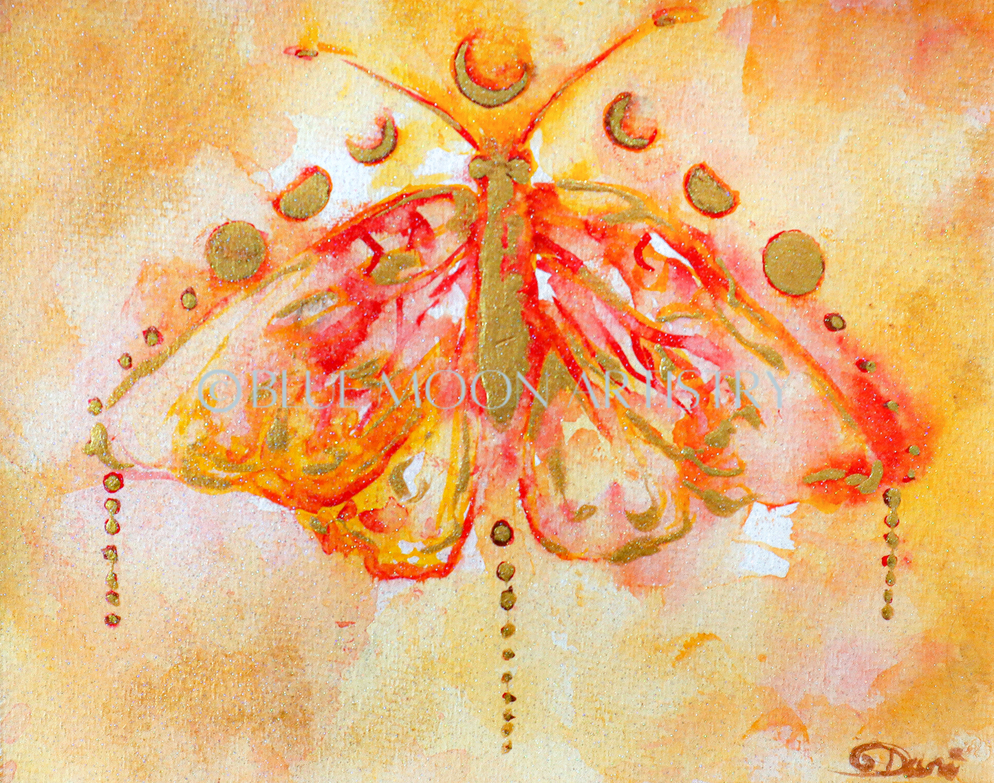 Moon Phase Butterfly (SOLD)